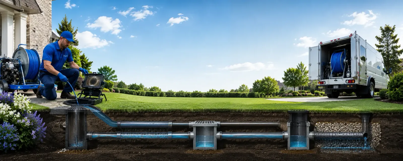 Outdoor drain cleaning information for Hooper, UT